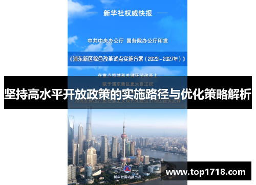 坚持高水平开放政策的实施路径与优化策略解析