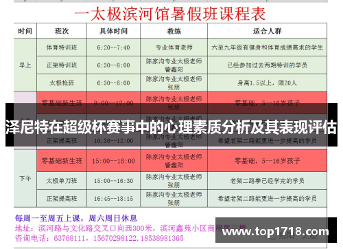泽尼特在超级杯赛事中的心理素质分析及其表现评估